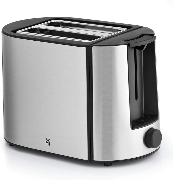 WMF Bueno Pro Toaster Edelstahl, Doppelschlitz Toaster mit Brötchenaufsatz, 870W & Stelio Wasserkoch