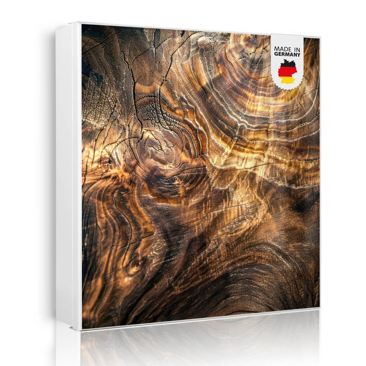 banjado Grosser Schlüsselkasten Glas - Schlüsselbox 30x30cm mit 50 Haken - Schlüsselkasten modern fü