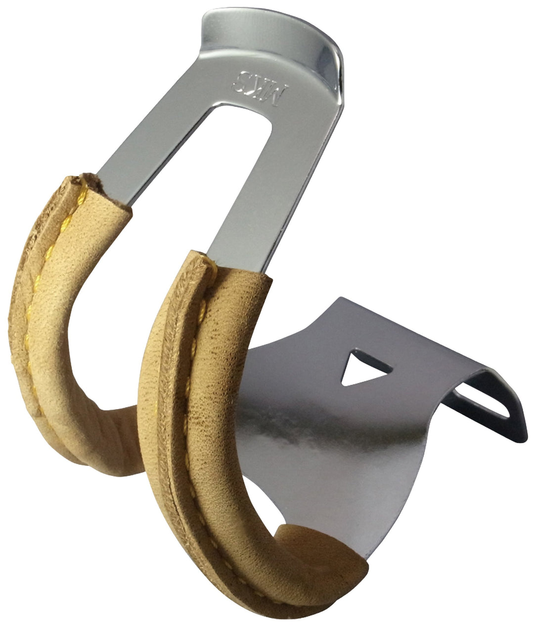 Mks Half Clip Steel-Deep-with Leather Zehenklammer, metallisch, Einheitsgrösse
