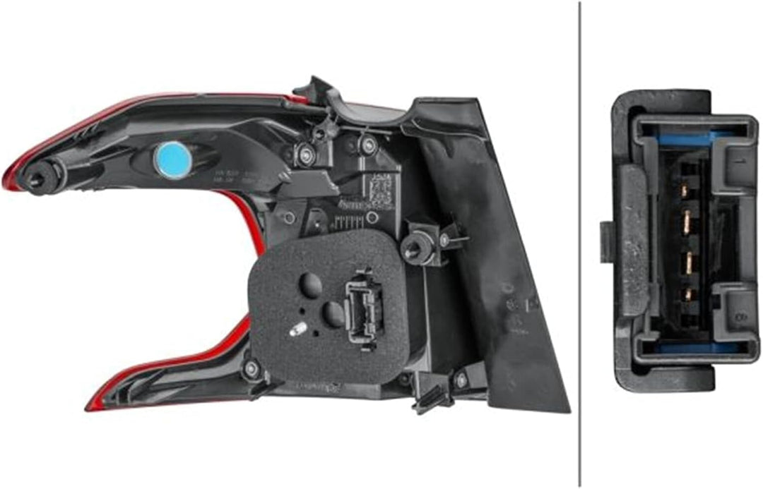 HELLA 2SD 354 846-041 Heckleuchte - LED - äusserer Teil - rechts - für u.a. Peugeot 2008 I (Cu_)