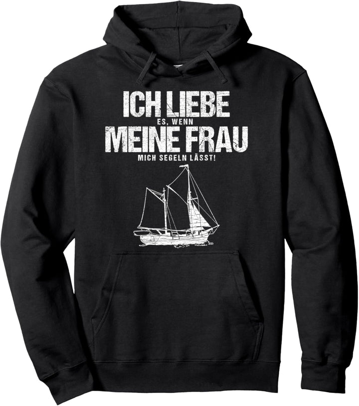 Segelboot, Kapitän Design I Segler, Segeln Pullover Hoodie