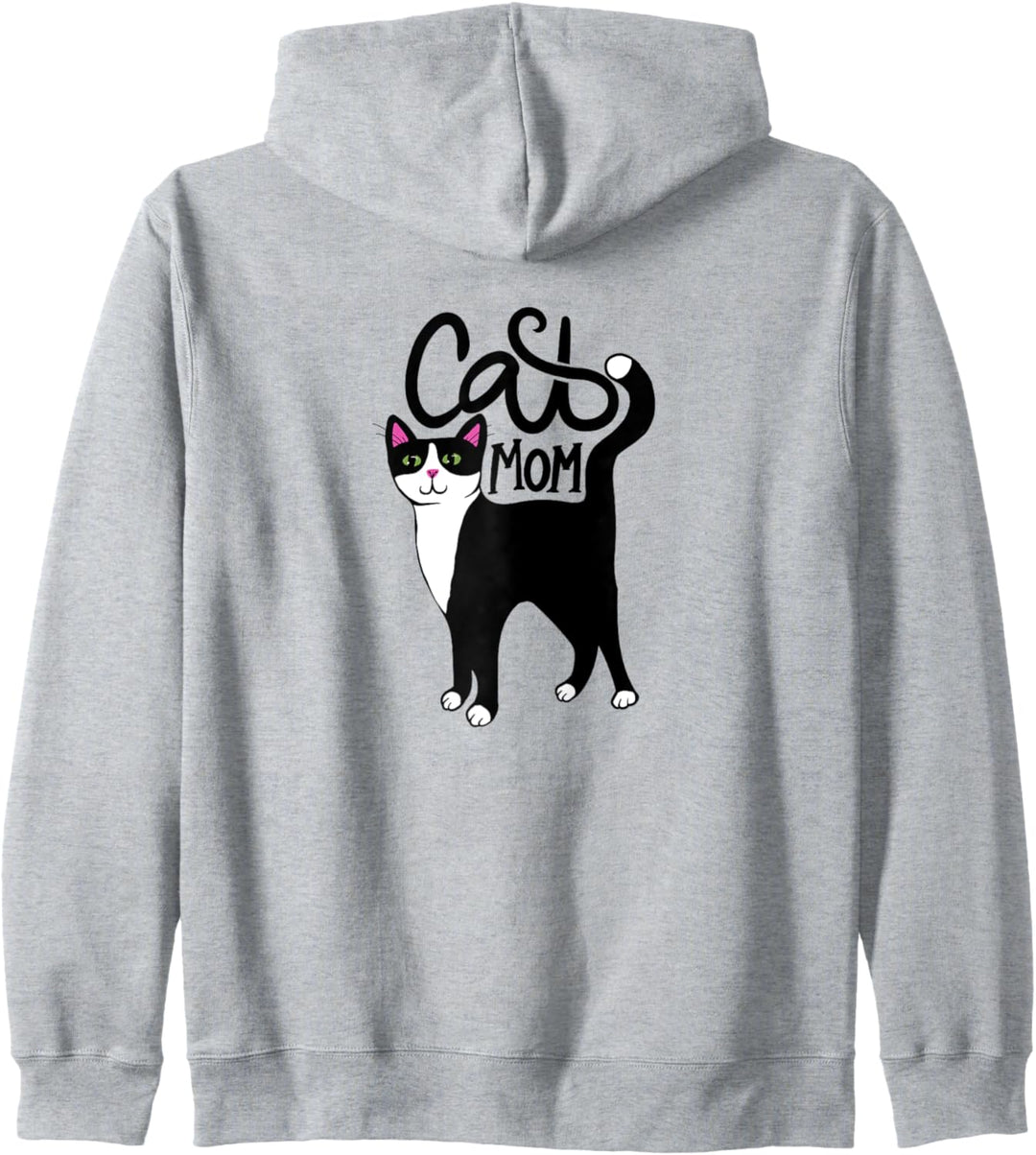 Tuxedo Cat Mom Cute Kapuzenjacke