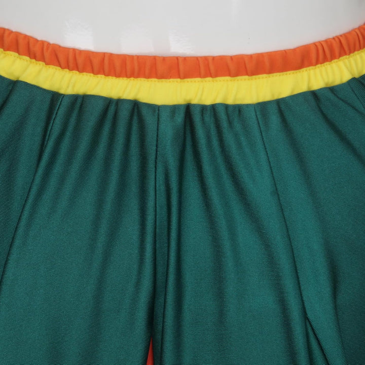 Cheerleader Uniform Grün Oberteil Minirock Cheerleading Kostüm Cheer Captain Film Cosplay Outfit für