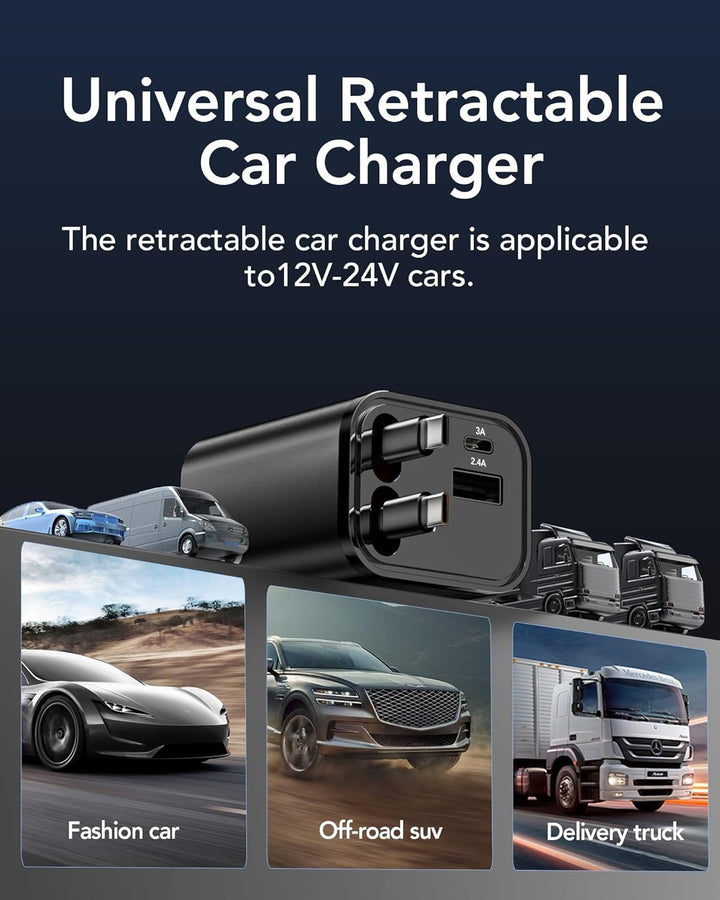 Aimtel 4 in 1 Zigarettenanzünder USB C 69W Auto Ladegerät, Kfz Ladegerät für Camping Wohnmobil Ladeg