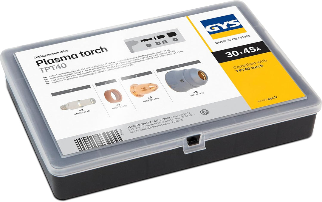 Zubehör-/ Verschleissteile-Box S45 - für PLASMA CUTTER 31 FV/ 40 FV