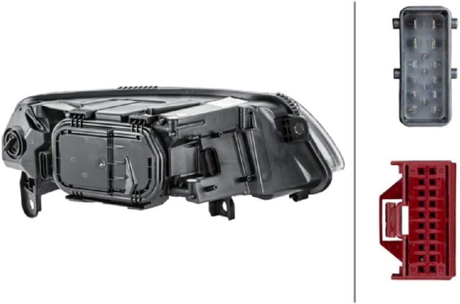 HELLA 1EX 011 151-421 LED-Hauptscheinwerfer - rechts - für u.a. Audi A6 Avant (4G5, 4GD, C7) Rechts