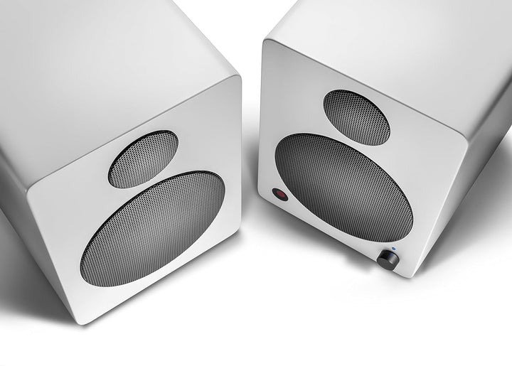 Wavemaster CUBE MINI white - Regallautsprecher-System (36 Watt) mit Bluetooth-Streaming, Digitalansc