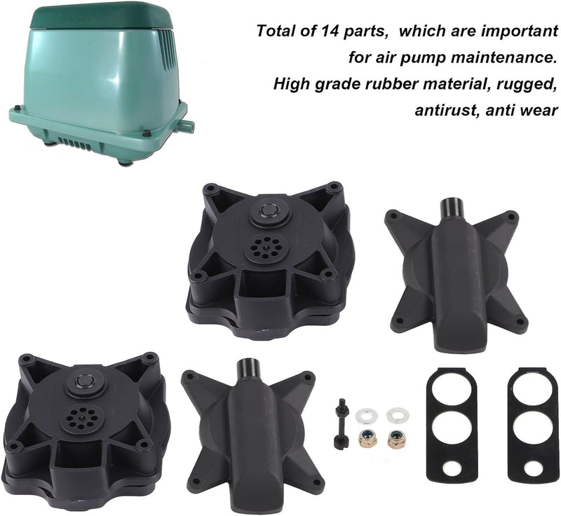 aqxreight Luftpumpen-Reparatursatz, Kompletter Austausch Des Luftpumpen-Membran-Reparatursatzes für