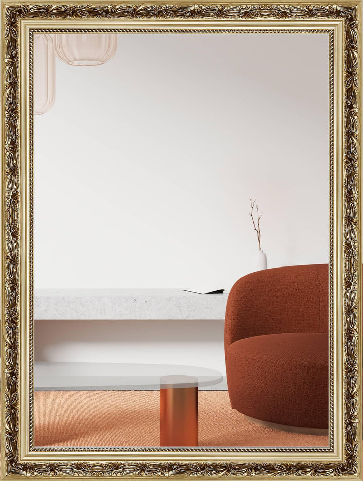 nielsen HOME Wandspiegel Francesca, Gold, Holz, ca. 50x70 cm, Gold