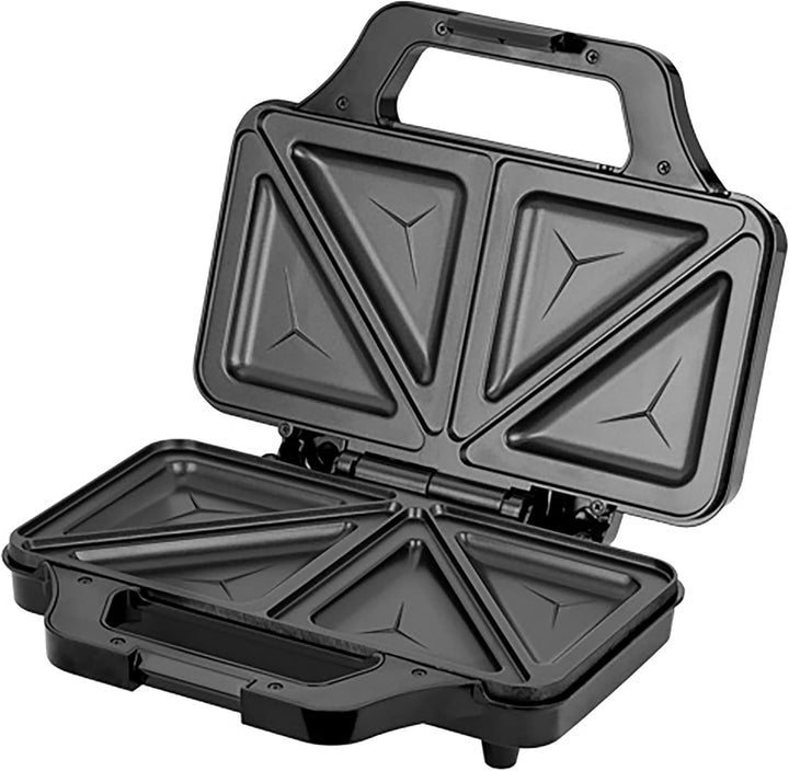 MPM - MOP-45M - Sandwichmaker - Toaster - für 4 dreieckige Sandwiches/Panini - Gehäuse aus rostfreie