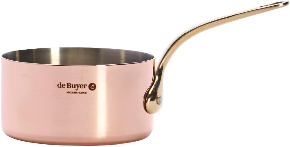DE BUYER Kasserolle, Edelstahl, Silber, 10 cm 22.8 x 21 x 9.2 cm, 22.8 x 21 x 9.2 cm