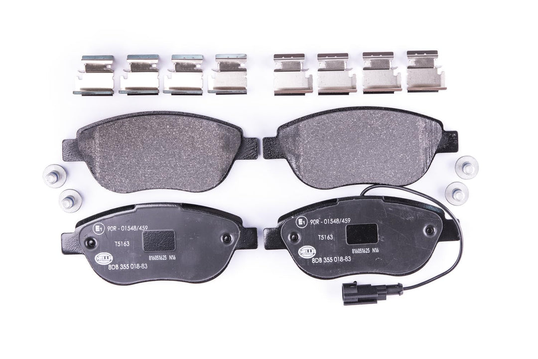 HELLA PAGID 8DB 355 018-831 Bremsbelagsatz - T5163 - Dicke/Stärke: 19mm - Bremssystem: Bosch - mit i