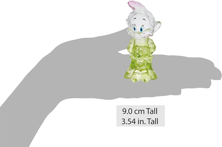 Enesco FACETS Disney Schneewittchen und die sieben Zwerge Dopey Miniatur-Figur, 8,9 cm, Grün