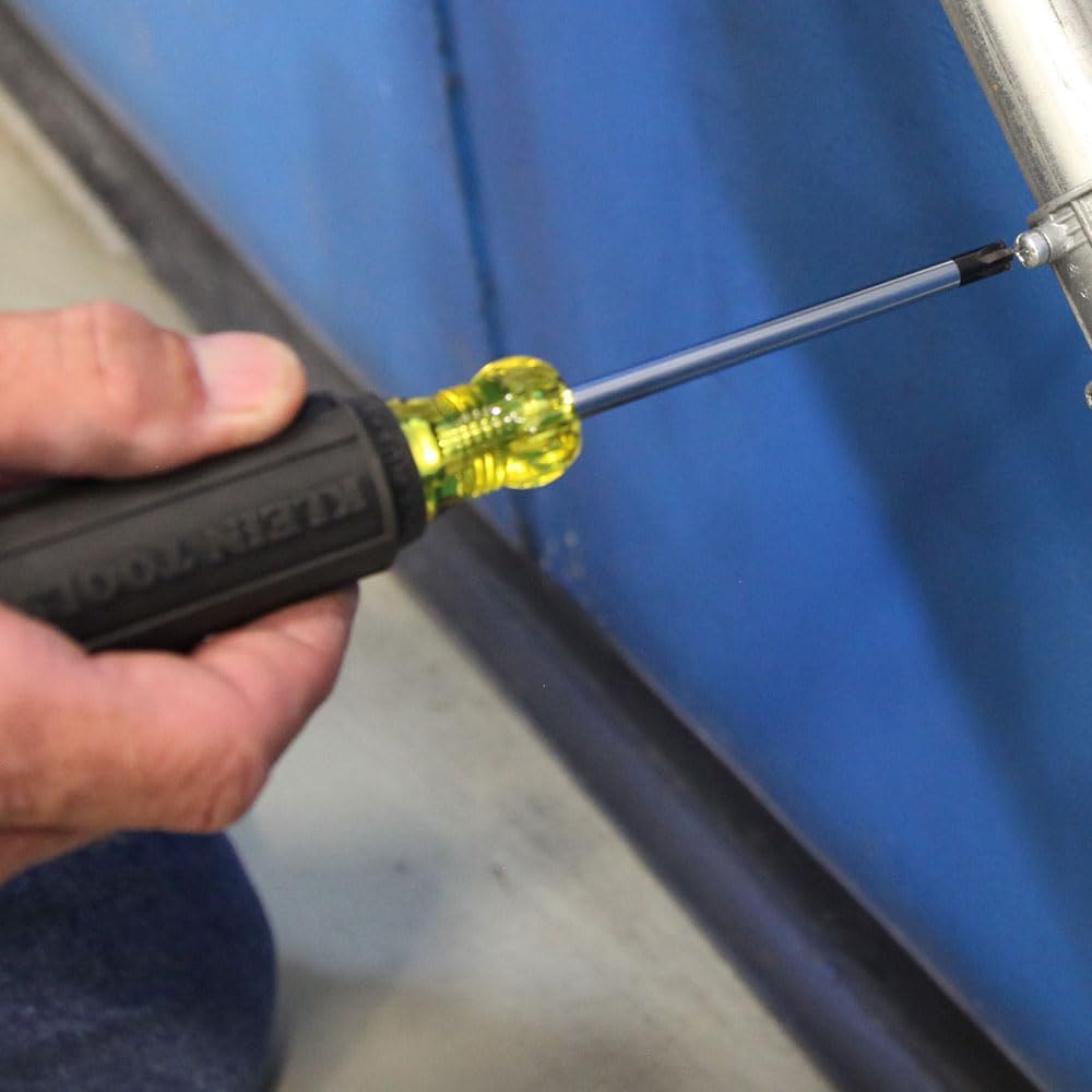 Klein Tools Kombi-Spitzen-Schraubendreher-Set mit #1 und #2 Kombispitzen und gepolsterten Griffen, 2
