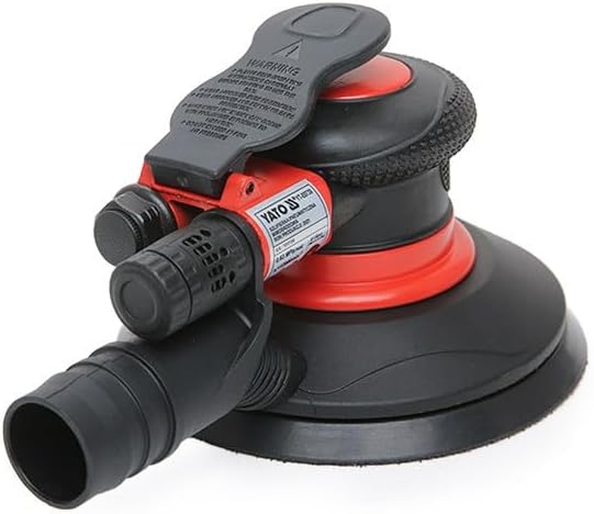 YATO Profi Druckluft Exzenterschleifer Ø150 mm, extra leichte und handliche Ausführung, 12.000 U/min