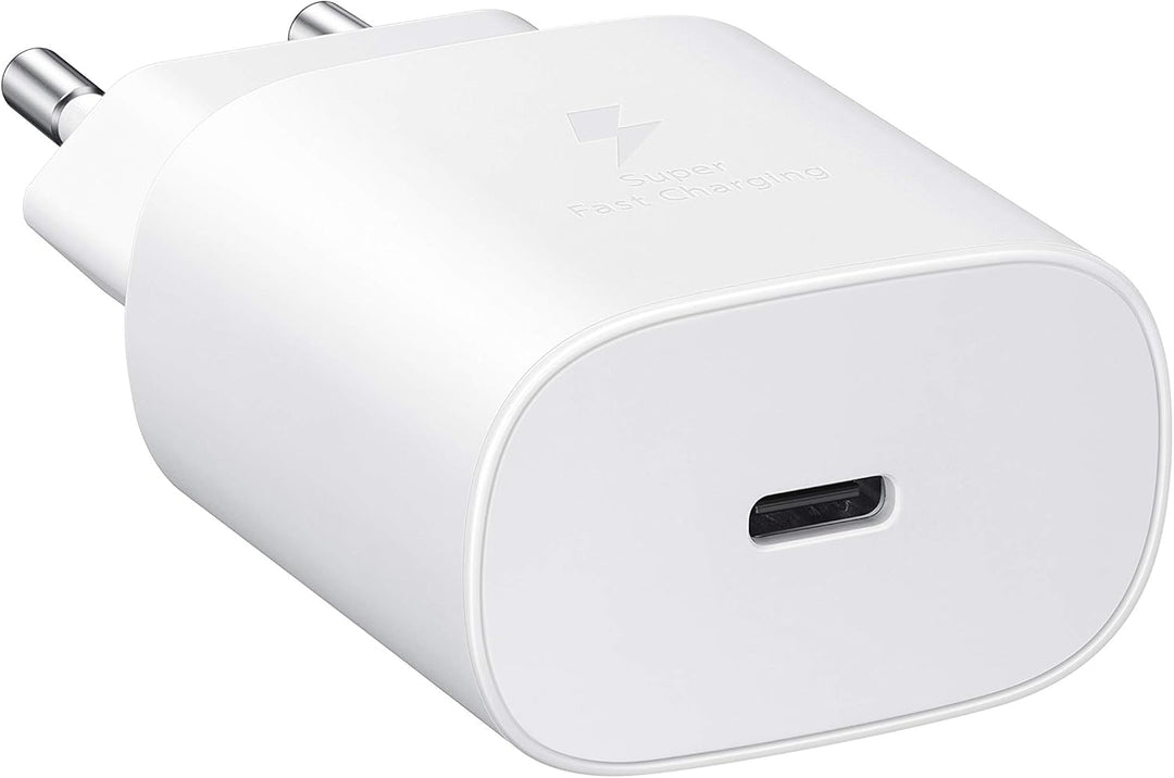 Samsung USB-C-Ladegerät, 25 W, ultraschnell, Adapter USB C auf USB, Schnellladegerät, Original-Ladeg