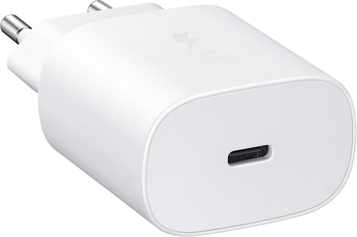 Samsung USB-C-Ladegerät, 25 W, ultraschnell, Adapter USB C auf USB, Schnellladegerät, Original-Ladeg