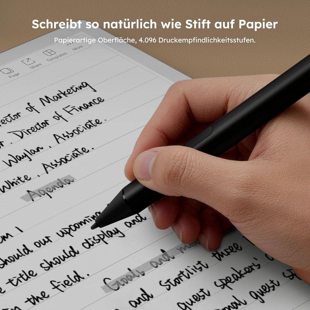 X 10,65 Zoll E Ink Paper Tablet | 8 GB + 128 GB ultradünner Flexibler Bildschirm ePaper Notebook mit