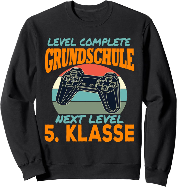 Einschulung 5. Klasse Shirt Zocker Gymnasium Gamer Sweatshirt