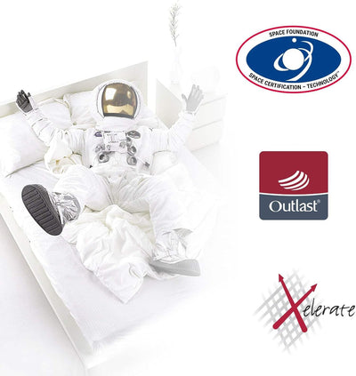 SleepCOOL Bettdecke Winter, Temperaturregulierend, 155x220cm, 1200g Füllung, Cool.XPRESSION, ideale