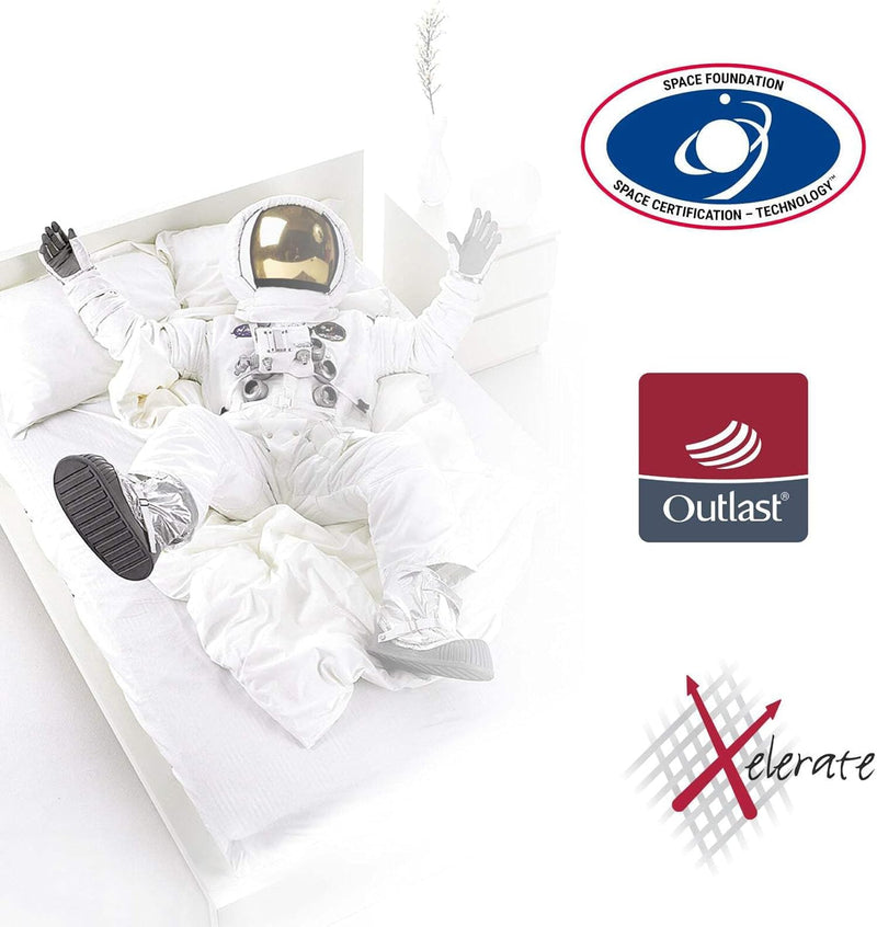 SleepCOOL Bettdecke Winter, Temperaturregulierend, 155x220cm, 1200g Füllung, Cool.XPRESSION, ideale
