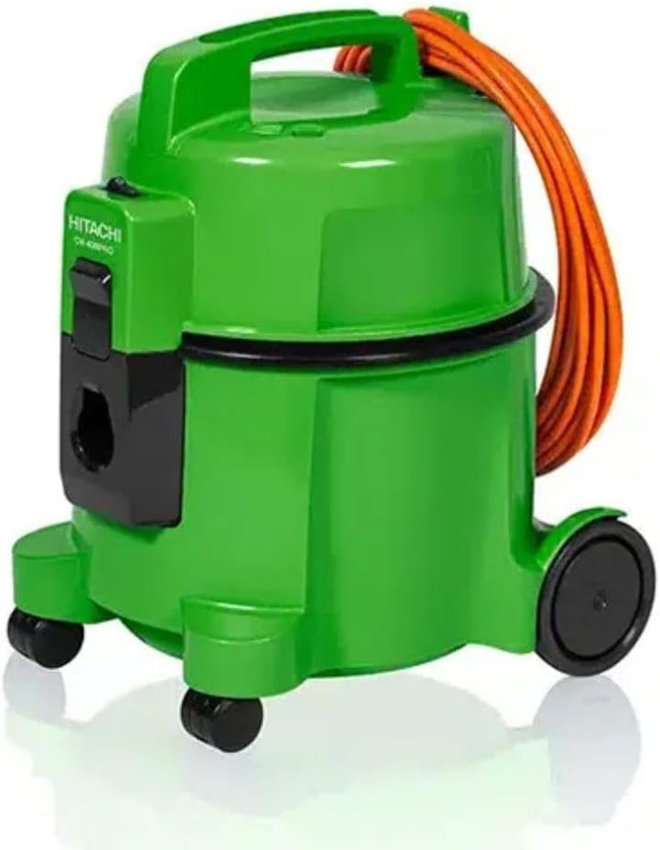 Hitachi CV-400 PRO Beutelloser Staubsauger Grün mit HEPA-Filter, Inkl. Zubehör