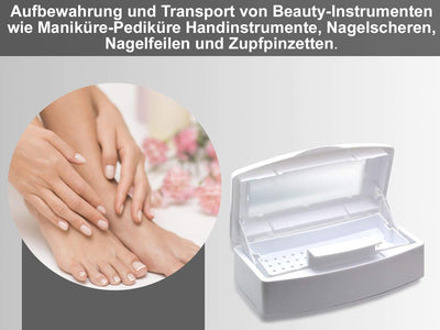 Beauty-Instrumentenschale mit Deckel und Sieb
