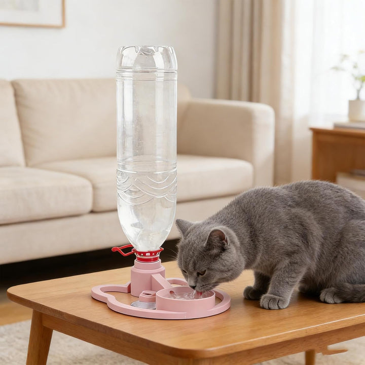 Katzen-Getränkespender mit Saugnapf, automatischer Ständer für Kätzchen, für Hunde, kleine, mittelgr