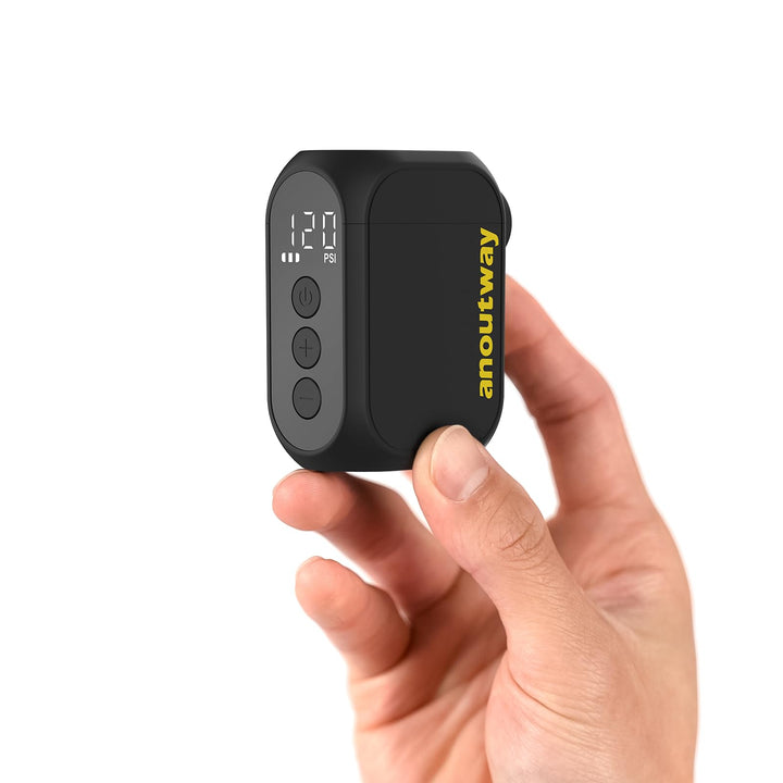 Tiny Pump Mini Fahrradpumpe, Elektrische mit Digitalem Manometer | Elektrische Luftpumpe Klein Fahrr