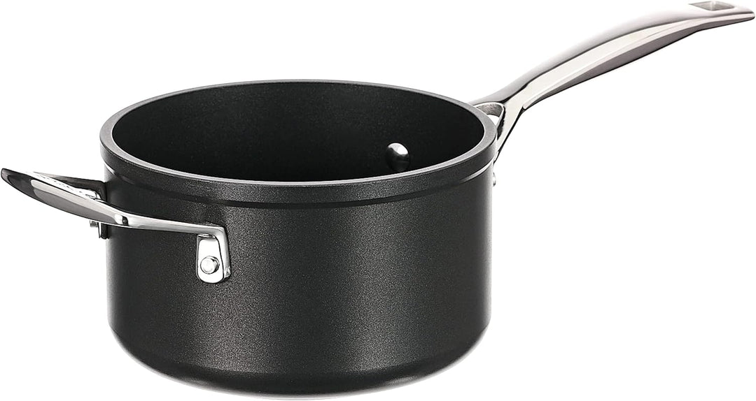 Le Creuset Aluminium-Antihaft Profitopf, Ø 16 cm, Für alle Herdarten inkl. Induktion geeignet, Anthr