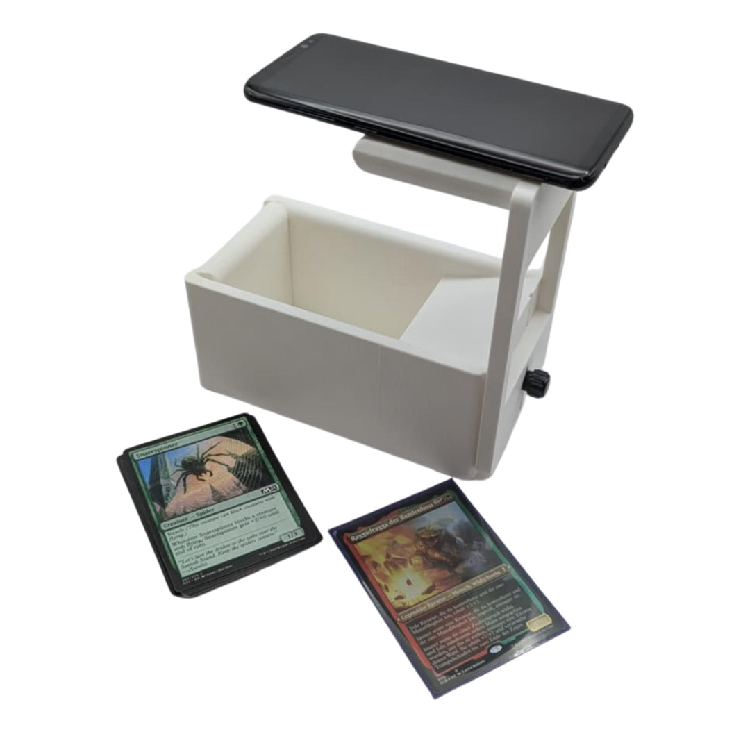 Höhenverstellbarer Magic-Karten Scanner für Smartphone | MTG Karten Scannen & Fotografieren