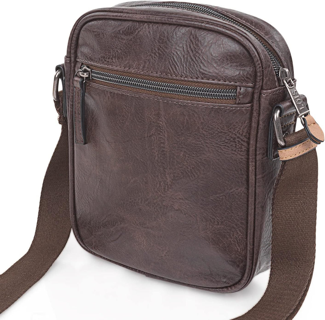 Lois - Umhängetasche Herren Klein mit verstellbarem riemen - Herren Umhängetasche Klein hergestellt