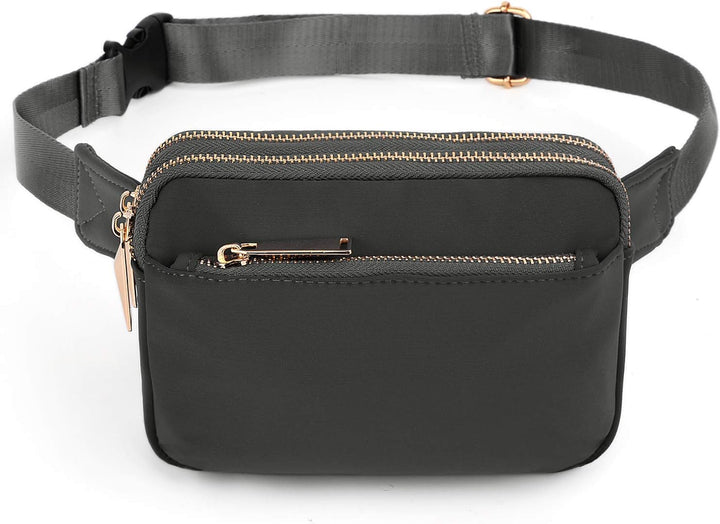 Geldbörse Damen Brieftasche UTO PU Leder Multifunktions Zip um Clutch für Handy 0759a Grau, 0759a Gr