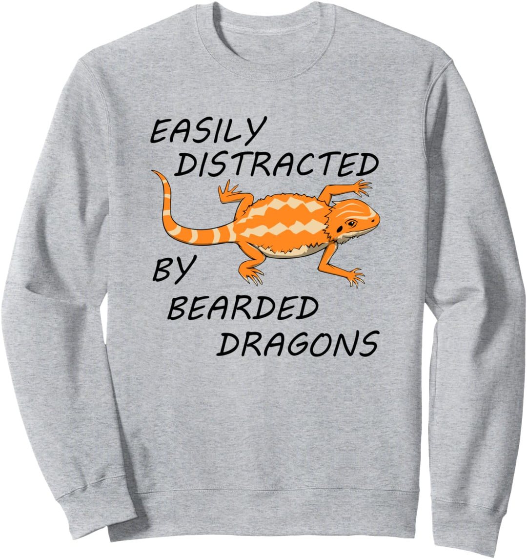 Bartagam Fan Haustier Echse Reptilien Spruch Sweatshirt