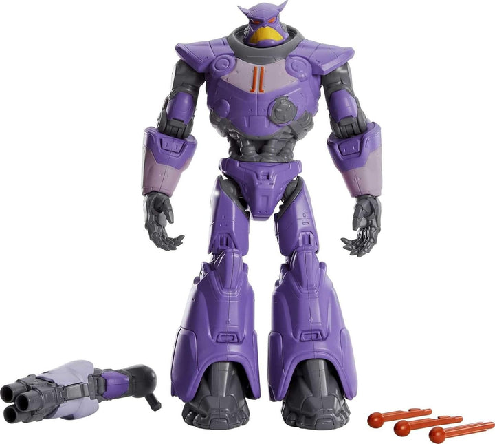 Buzz Lightyear Disney and Pixar Lightyear Zurg 10-in Tall Action Figure, 13 Posable Joints Authentic