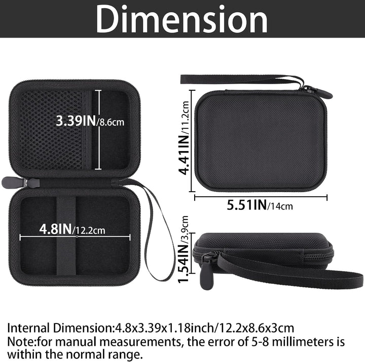 Khanka Reiseetui für INIU 10000mAh 45W Powerbank, Hartschalen Aufbewahrungstasche Kompatibel mit INI