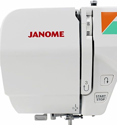Janome MOD-30 Computerisierte Nähmaschine mit 30 integrierten Nähten, 3 EinSchritt-Knopflöchern, Fal