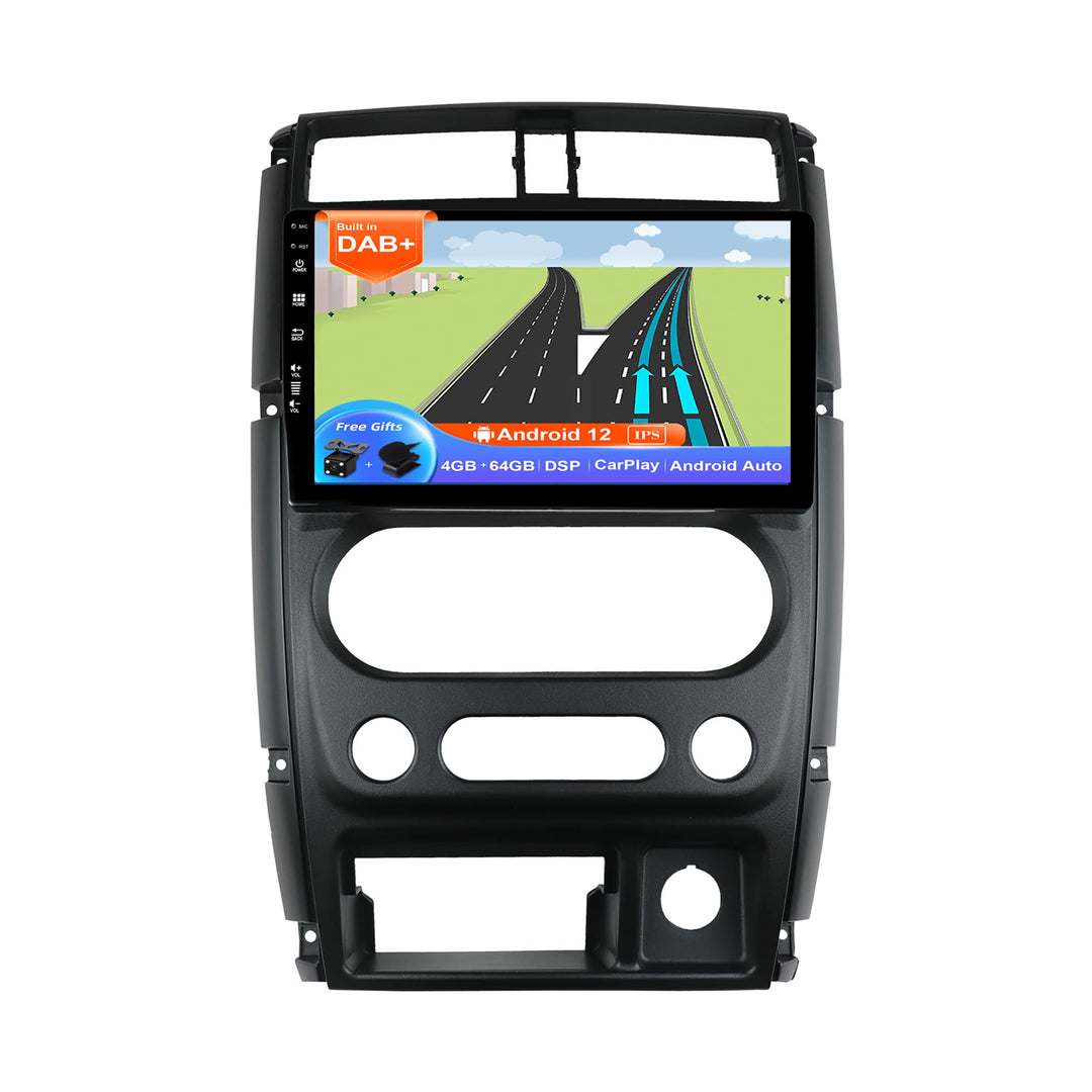 JOYX Android 12 IPS Autoradio - [Eingebaut DAB] - Passt für Suzuki Jimny 3 (2005-2019) - Kabellos Ca