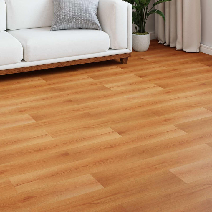 Laminatboden 15 pcs Beige aus Holzwerkstoff 101 x 20 x 0,8 cm, realistische Holzoptik, Klicksystem o
