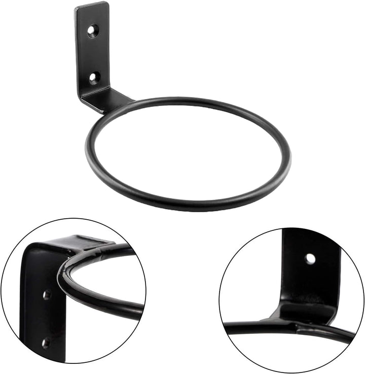 Pflanzen Wandhalterung, 6 Stück Pflanzenhalter Wand, Wandhalterung Blumentopf 15CM, Metall Ring Wand