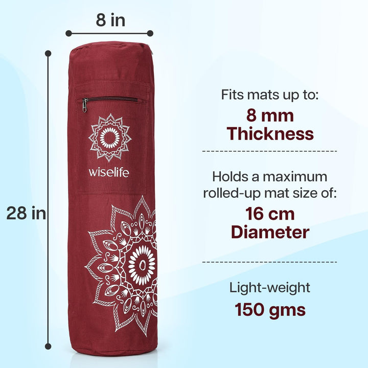 Wiselife Reisetasche und Yogamatte Tasche für Yogamatten, Tasche für Yogamatten