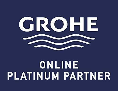 GROHE Eurodisc Cosmopolitan Badarmatur, Zugstange, Standard-Auslauf 23049002, S-Size, Chrom S-Size m