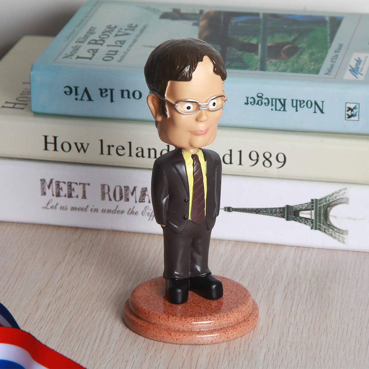 Cleaky Dwight Schrute Wackelkopf für Dunder Mifflin, The Office Merchandise, The Office Gifts for Of