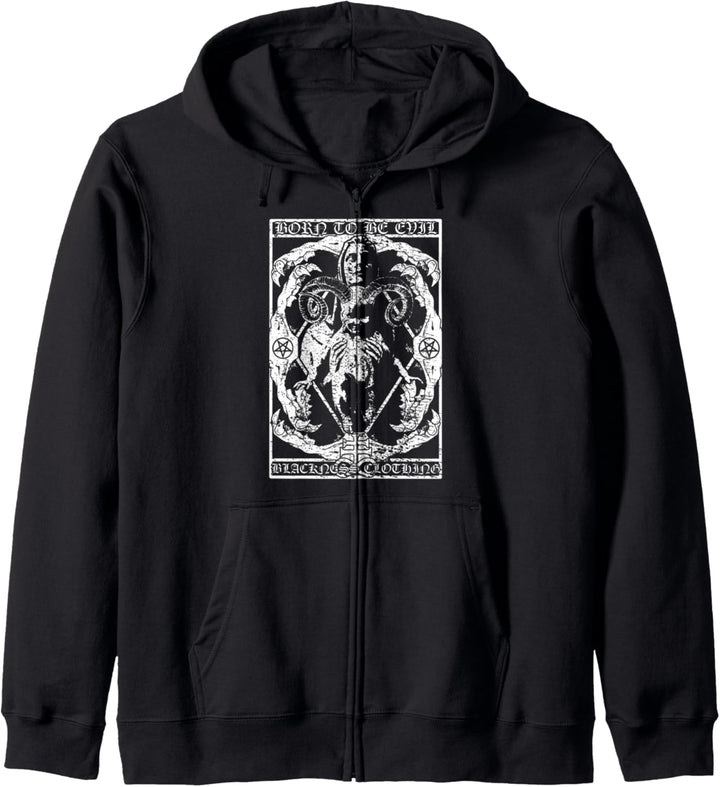 Baphomet - Tarot Satan Luzifer 666 Pentagramm Evil Kapuzenjacke
