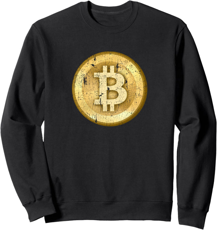 Vintage Satoshi Bitcoin Logo Sweatshirt