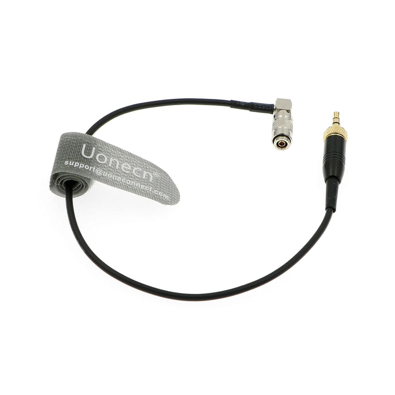 Uonecn Timecode Kabel Lock 3.5mm TRS auf rechtwinklig DIN 1.0/2.3 auf Mini BNC Timecode für Canon R5