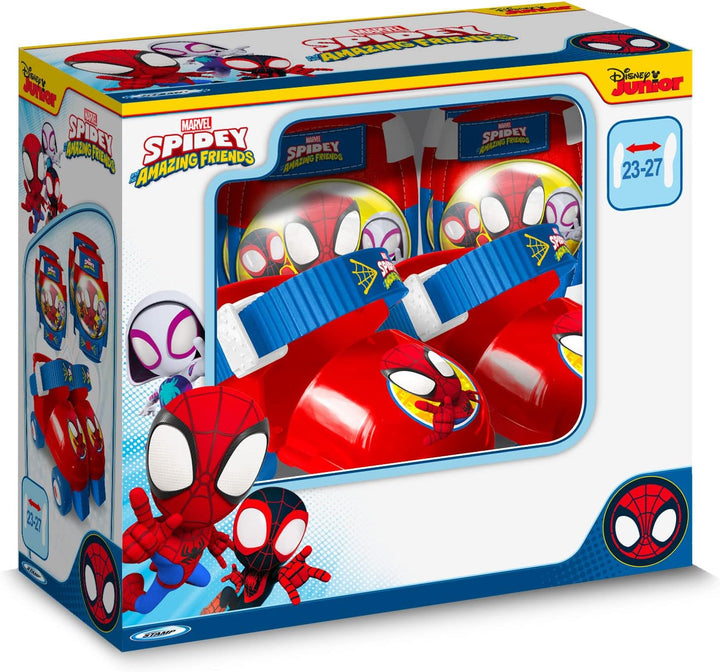 ROLLER SKATES sizes 23/27 + ELLBOGEN und KNIESCHÜTZER SPIDEY SPIDEY 23/27 BLUE & RED, SPIDEY 23/27 B