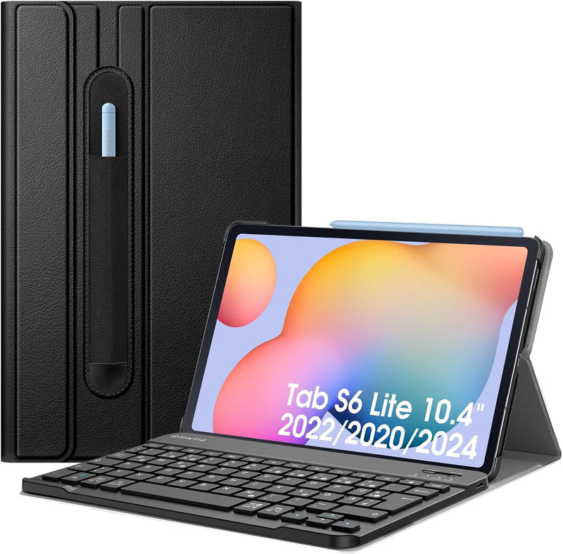 Fintie Tastatur Hülle für Samsung Galaxy Tab S6 Lite 10.4 2022/2020 SM-P610/P613/P615/P619 - Keyboar