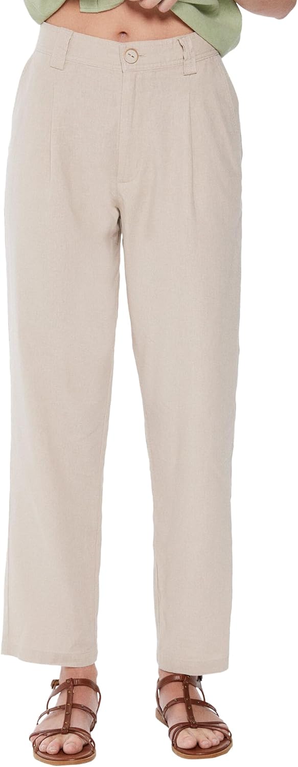 Springfield Damen Modern Hose 40 Beige/Camel, 40 Beige/Camel