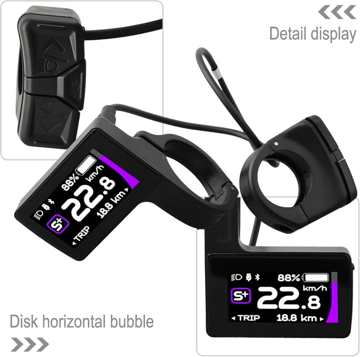 E-Bike Display E-Bike DPC245 Bluetooth 5.0 LCD CAN Protokoll Display für Bafang Zentralmotor M560 M6